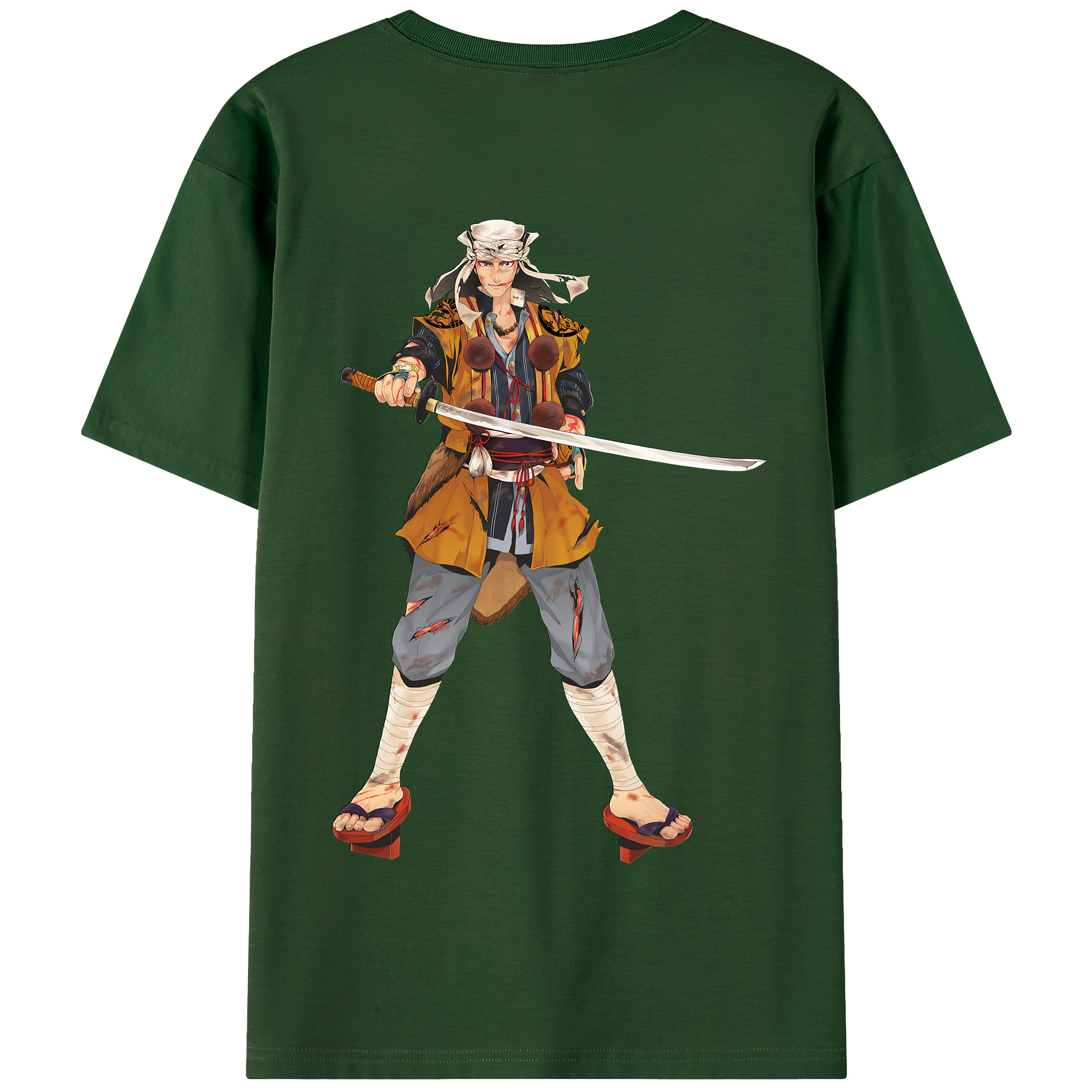 （画像用） 刀剣乱舞 Touken Ranbu 綿100％半袖Tシャツ（背面プリント）